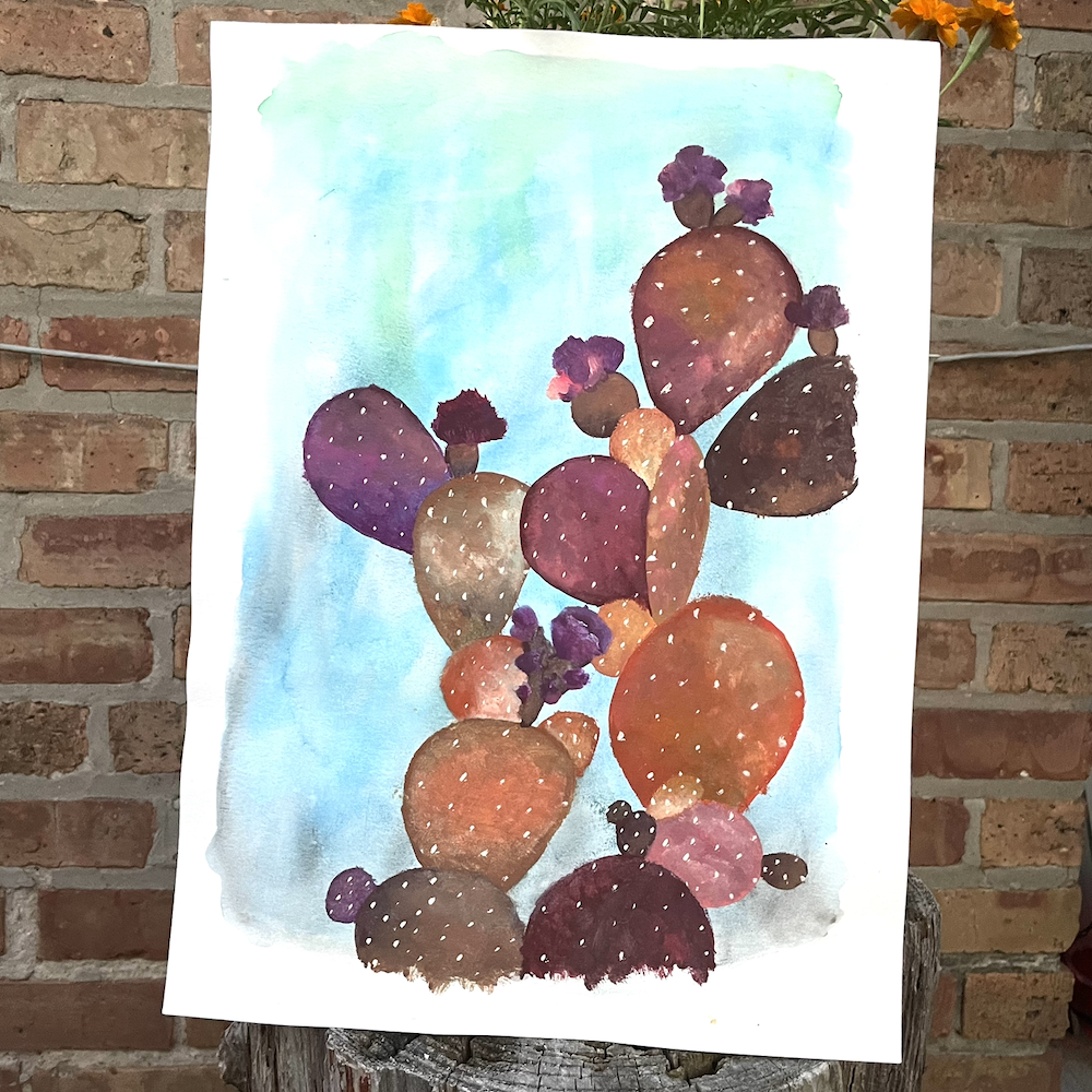 Prickly Palette (Watercolor Cactus)